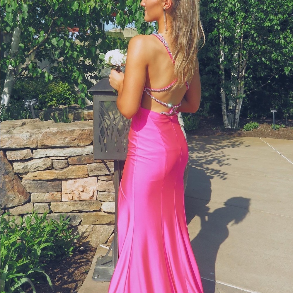 Tiffany Designs Pink Prom Dress Size 2